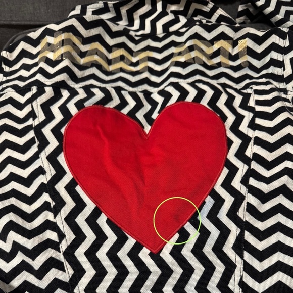 Vintage Moschino Jeans Cropped Chevron Jacket *Read Description* - Picture 7 of 12